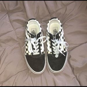 Checkered Vans